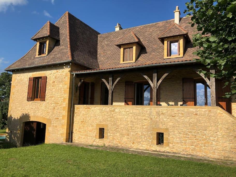 Grande Maison En Perigord A 10 Mn De Sarlat Marquay Eksteriør billede